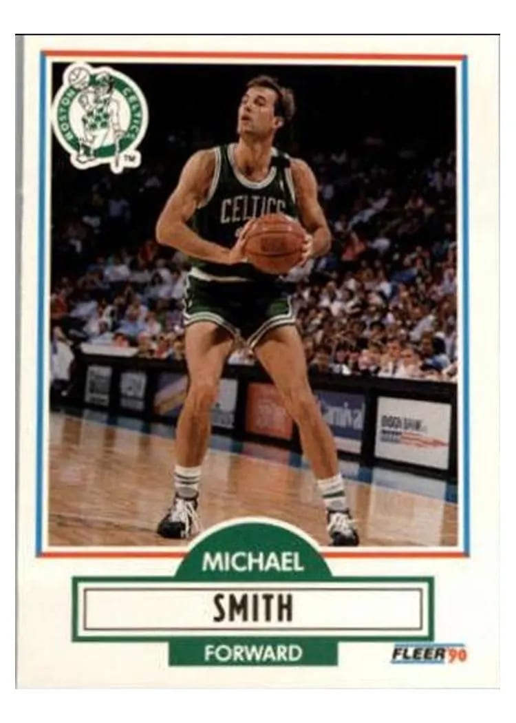 1990 Fleer Update Michael Smith #U-10 card