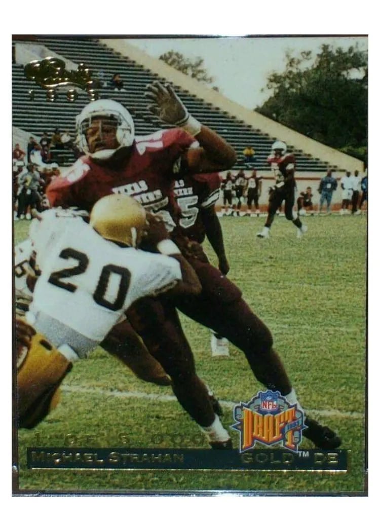 1993 Classic Michael Strahan Gold #58 card