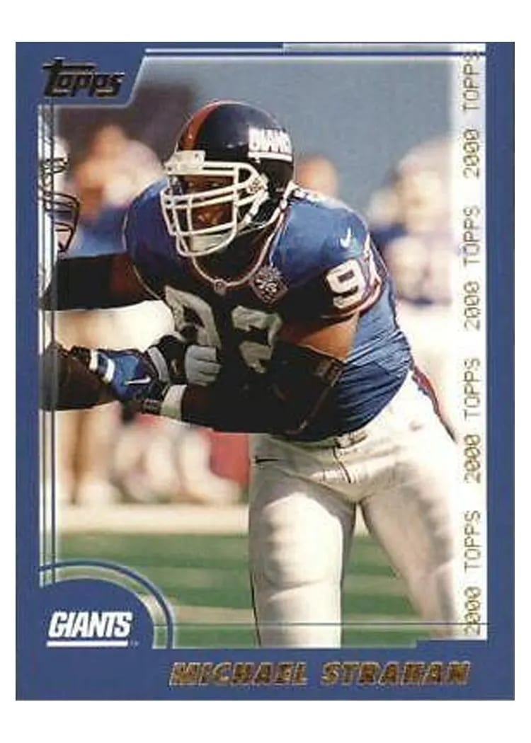 2000 Topps Michael Strahan #47 card