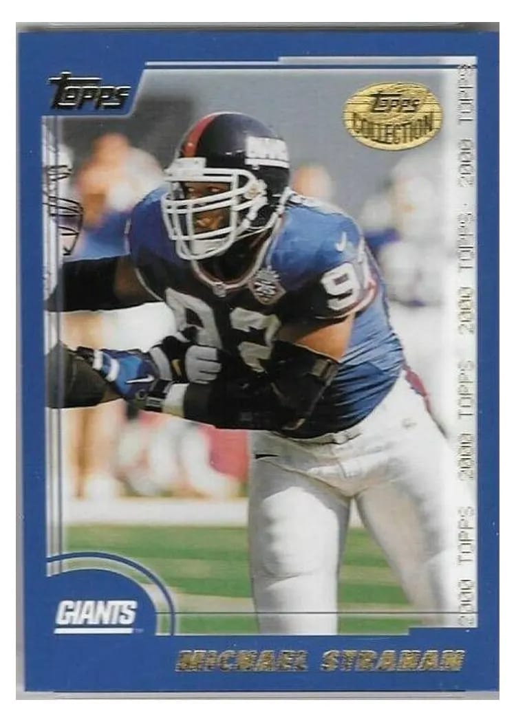 2000 Topps Michael Strahan #47 card