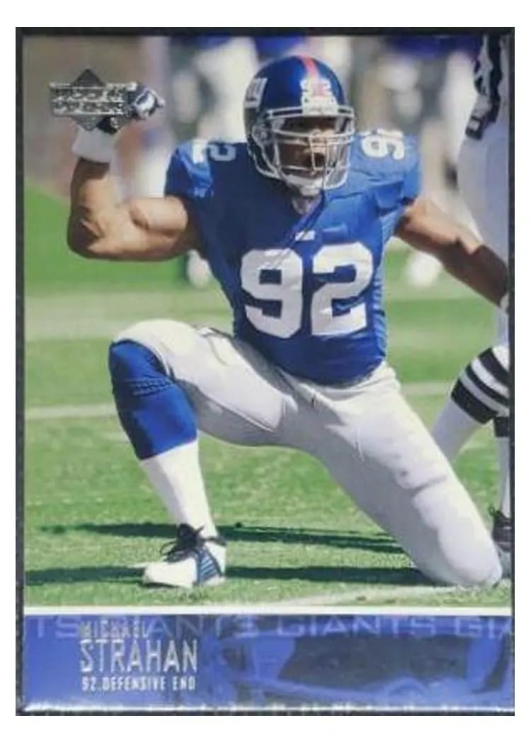 2003 Upper Deck Michael Strahan #48 card