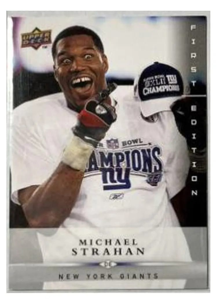 2008 Upper Deck First Edition Michael Strahan #94 card