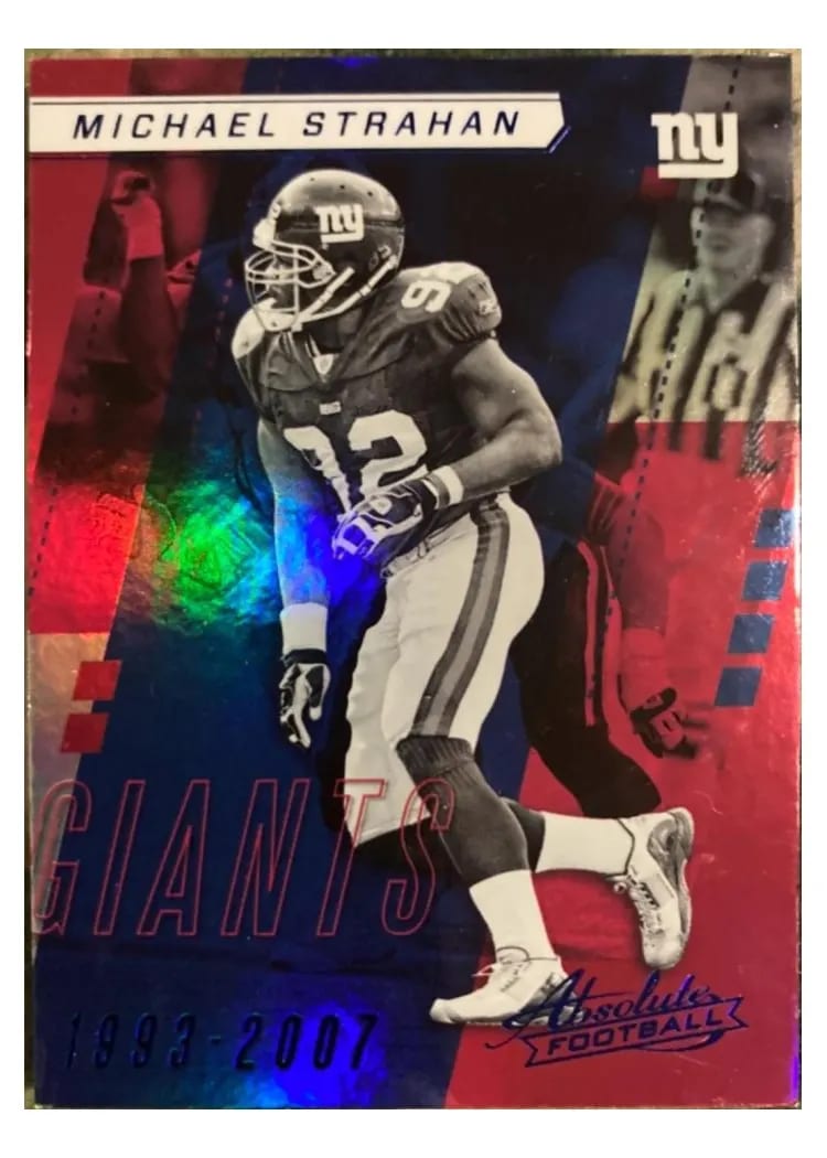 2017 Panini Absolute Michael Strahan #103 card