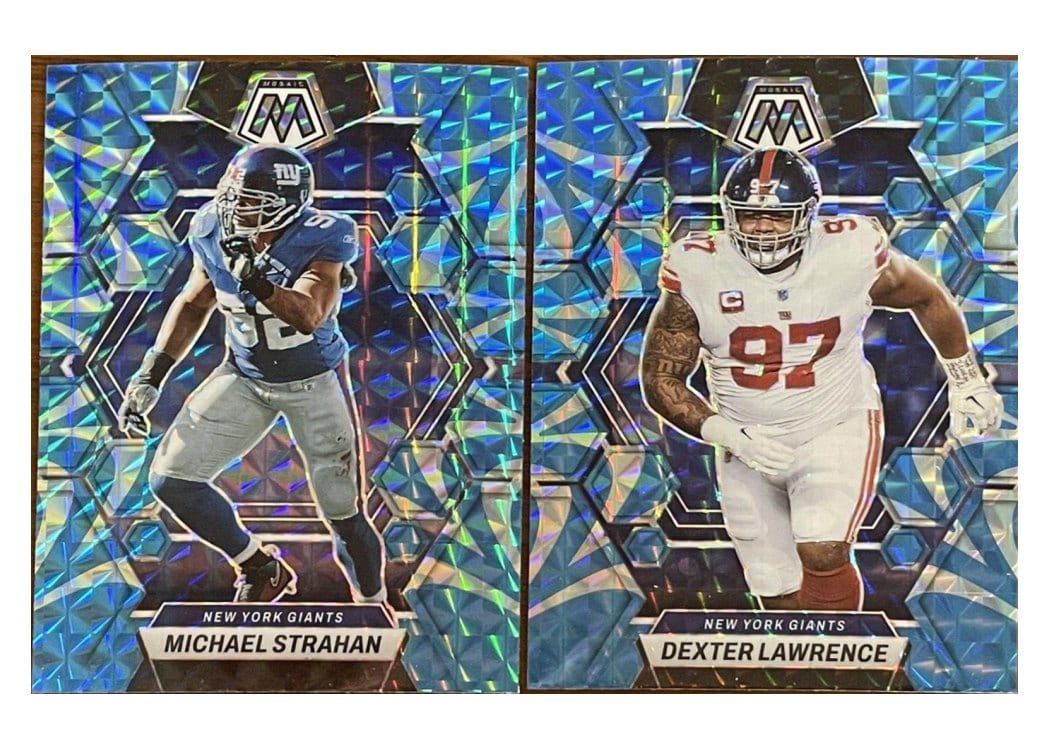 2023 Panini Mosaic Base Set Michael Strahan #182 card