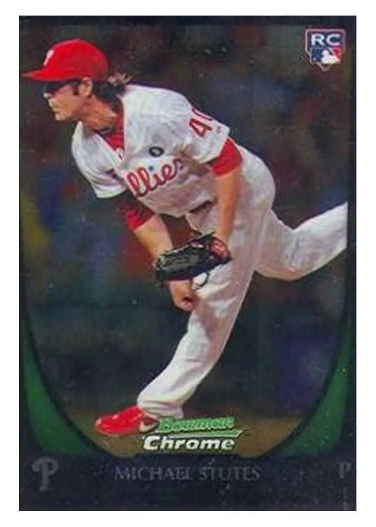 2011 Bowman Chrome Draft Michael Stutes #84 card