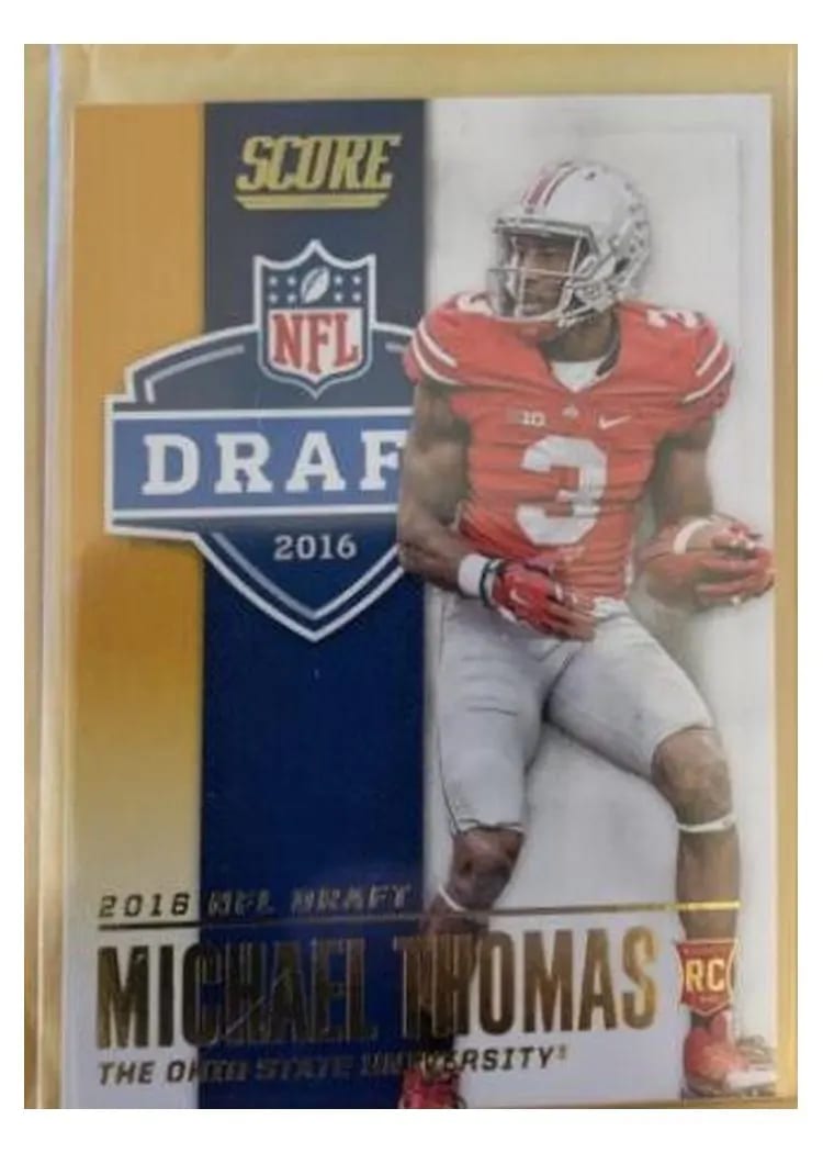 2016 Panini Score NFL Draft Michael Thomas #7 card