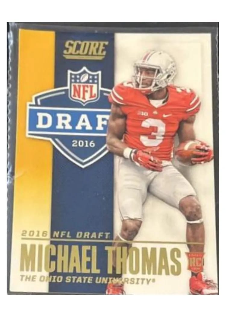 2016 Panini Score NFL Draft Michael Thomas #7 card