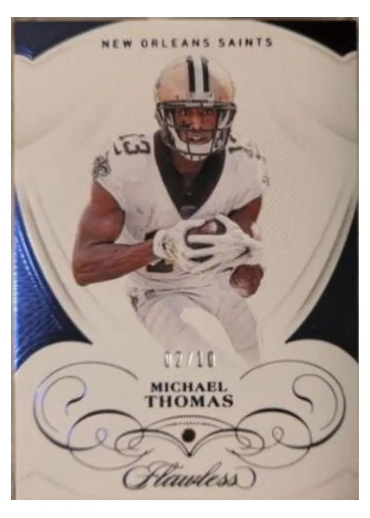 2019 Panini Flawless Base Ruby Michael Thomas #44 card