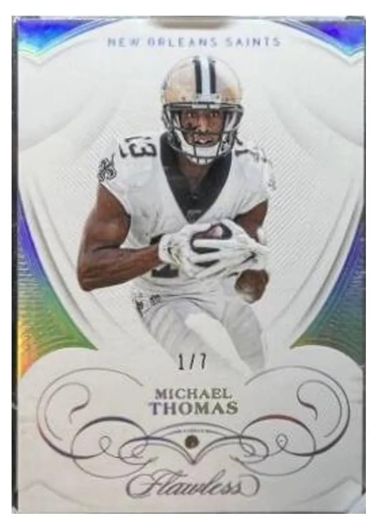 2019 Panini Flawless Base Ruby Michael Thomas #44 card