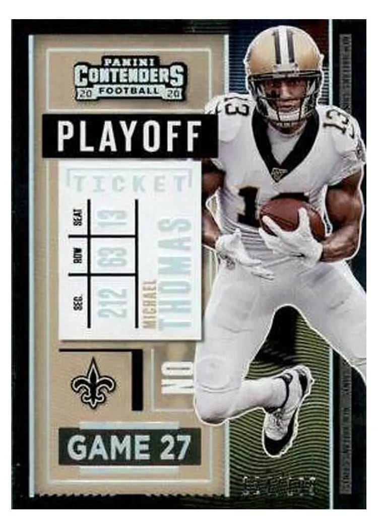 2020 Panini Contenders Base Set Michael Thomas #38 card
