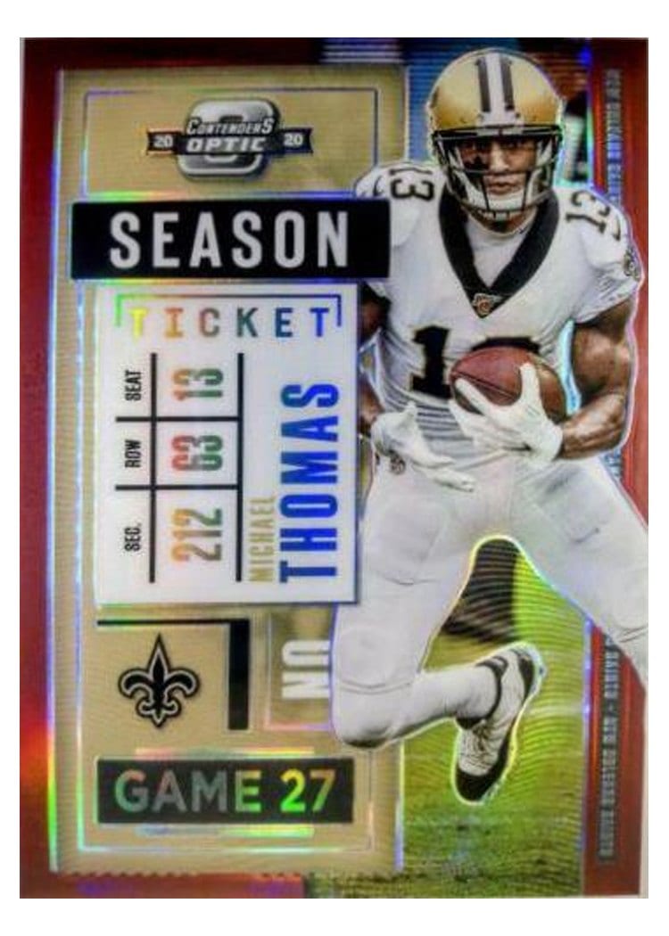 2020 Panini Contenders Optic Base Set Michael Thomas #42 card