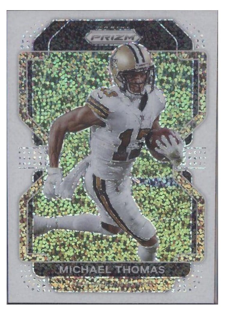 2021 Panini Prizm Base Set Michael Thomas White Sparkle Prizm #301 card