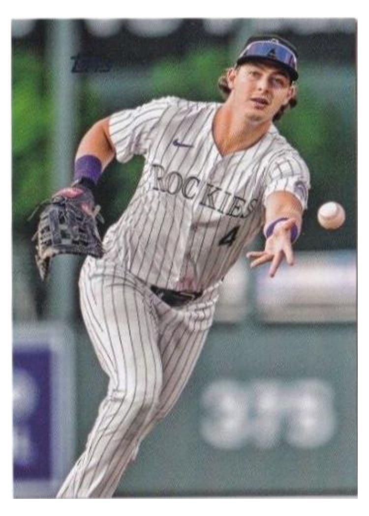 2025 Topps Base Set Michael Toglia True Photo Variation #48 card