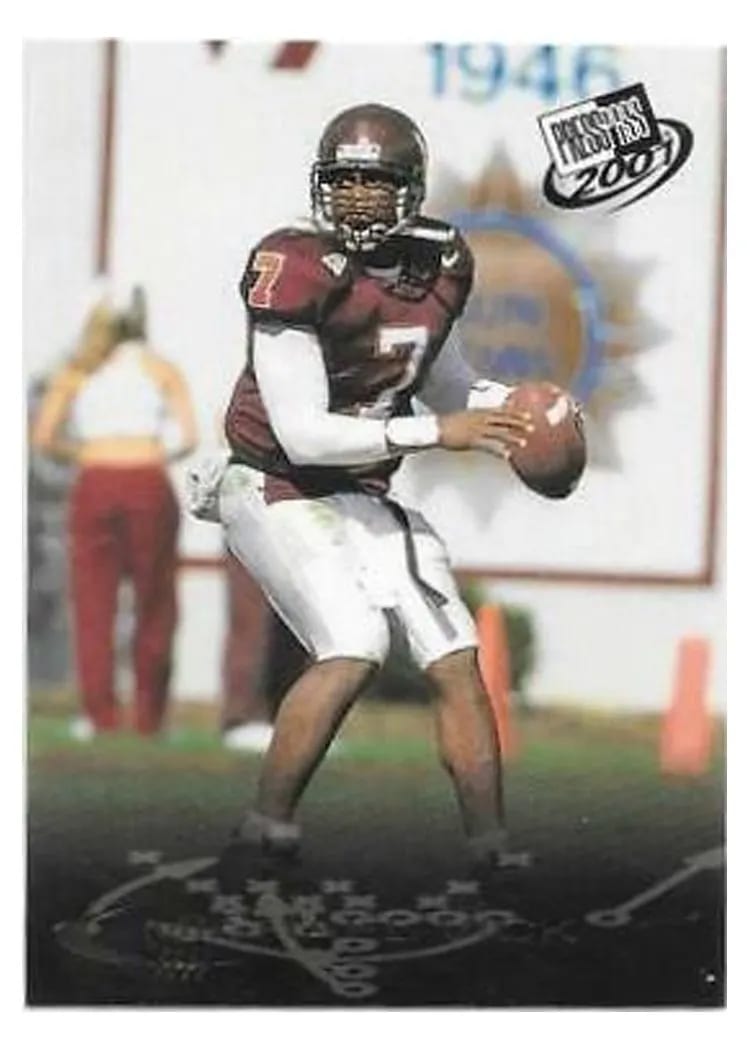 2001 Press Pass Michael Vick #1 card