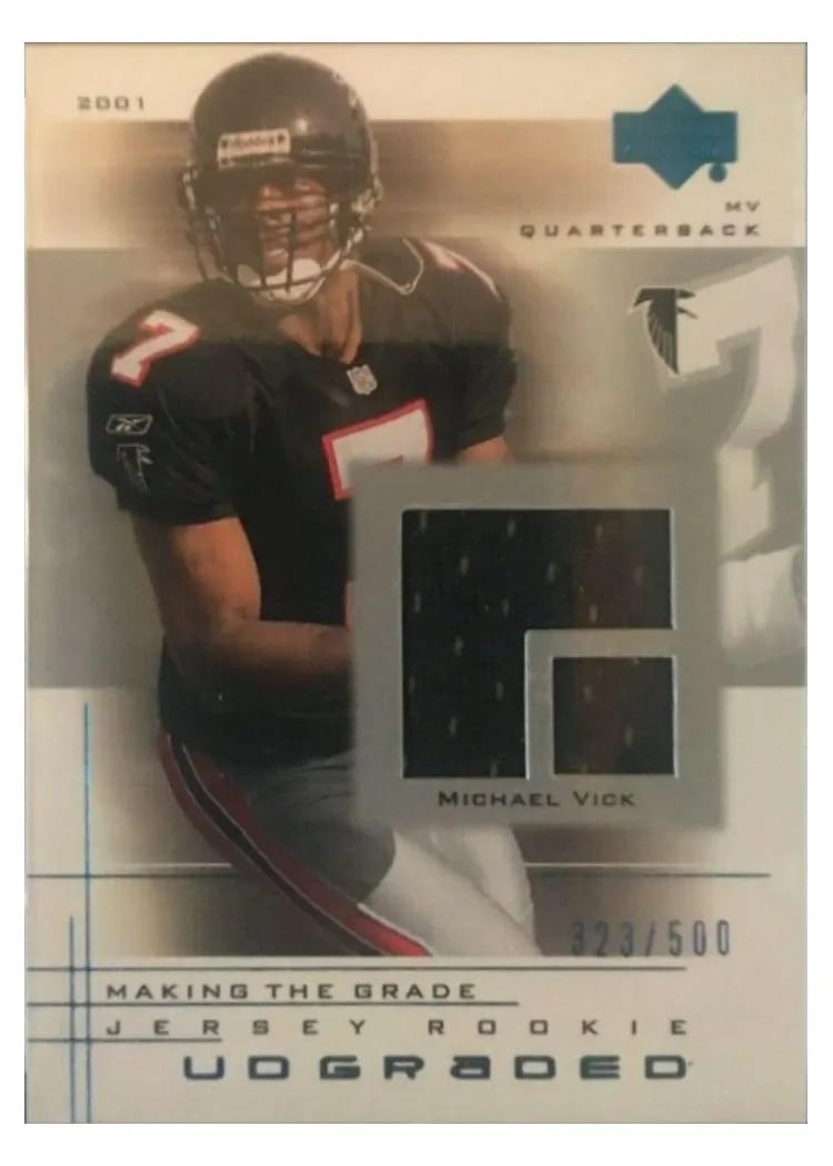 2001 Upper Deck Graded Michael Vick #54 card