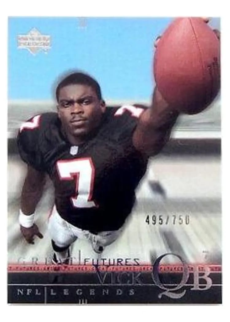2001 Upper Deck Legends Michael Vick #129 card