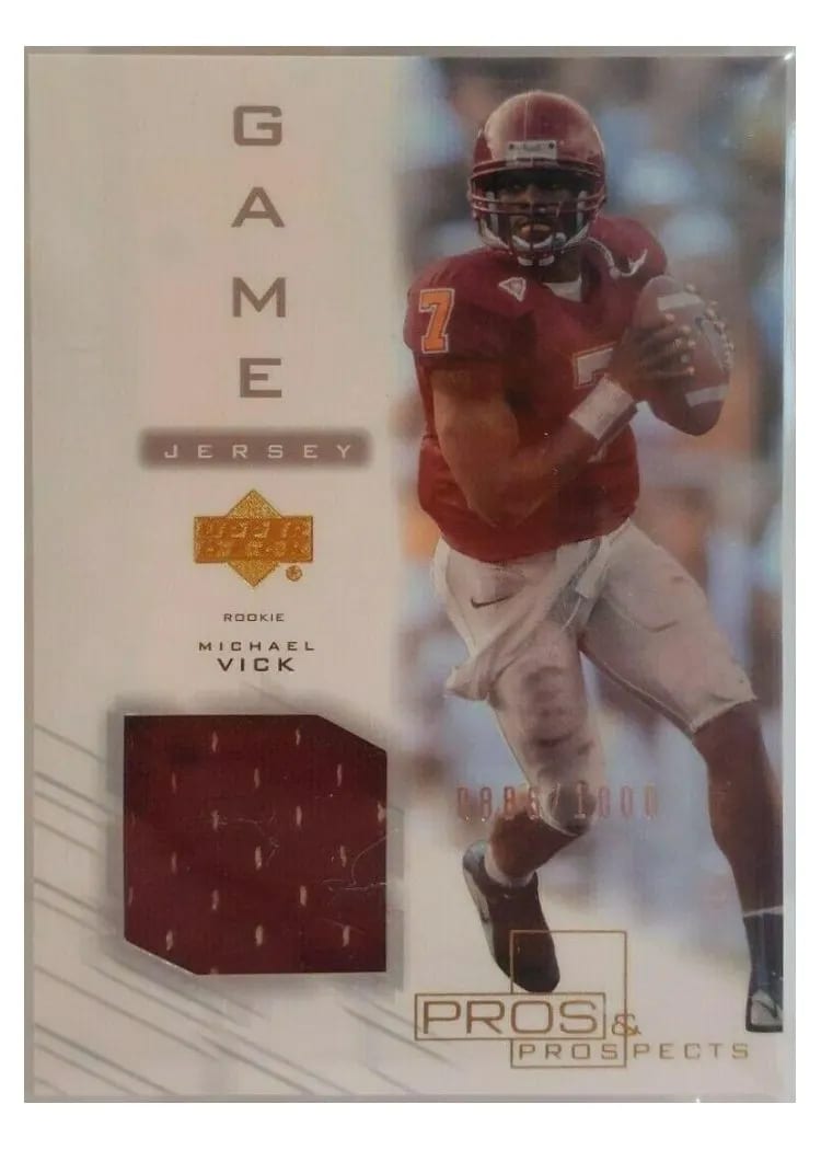 2001 Upper Deck Pros & Prospects Michael Vick #135