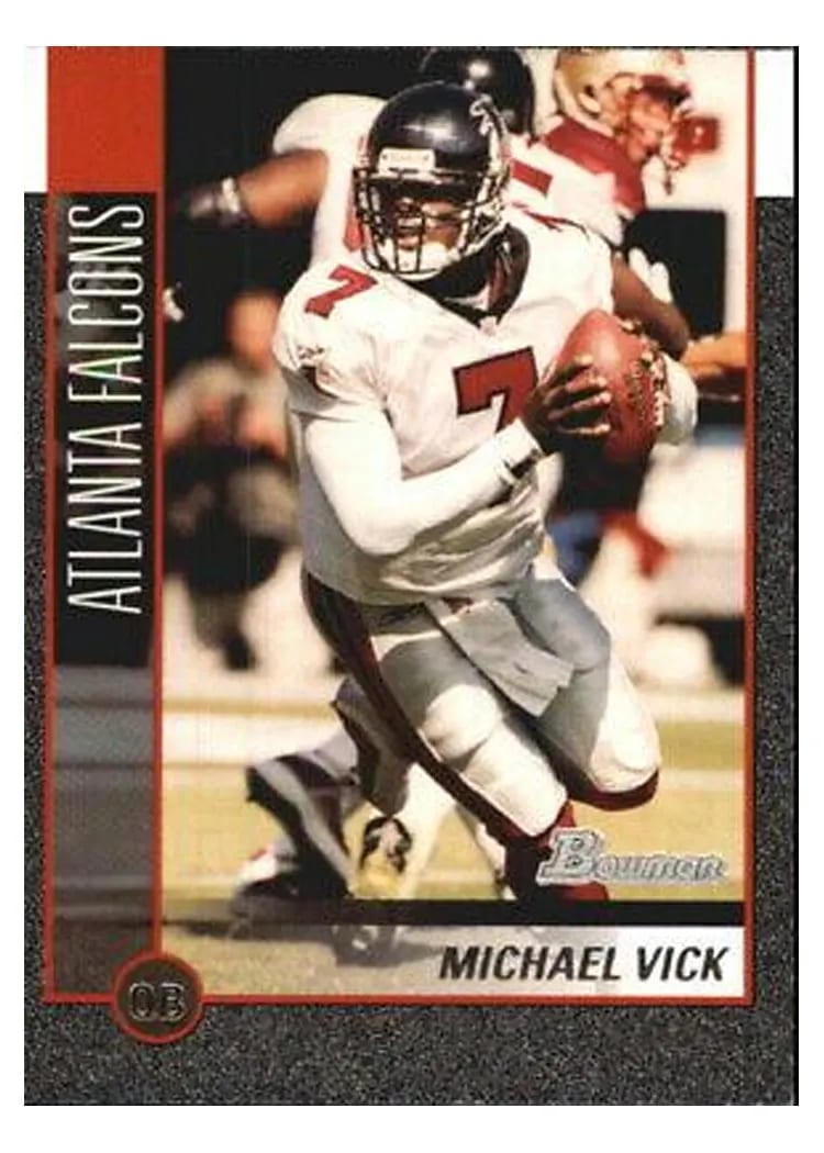 2002 Bowman Michael Vick #35 card