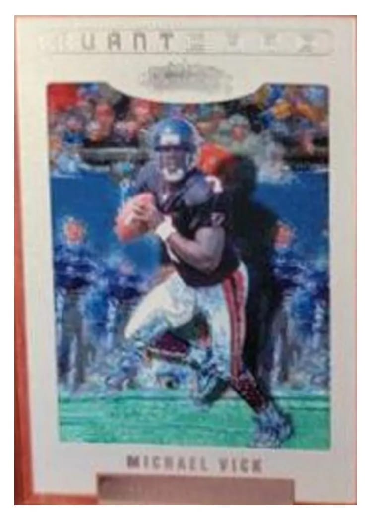 2002 Fleer Showcase Michael Vick #131 card