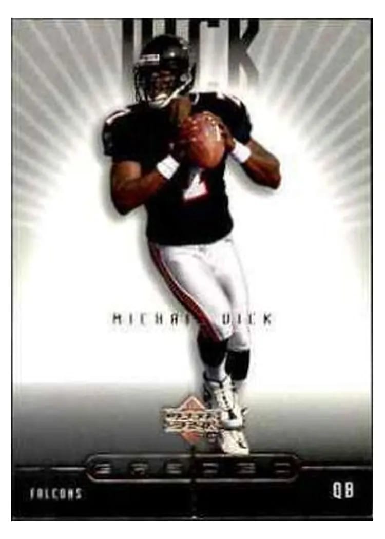 2002 Upper Deck Graded Michael Vick #5 card
