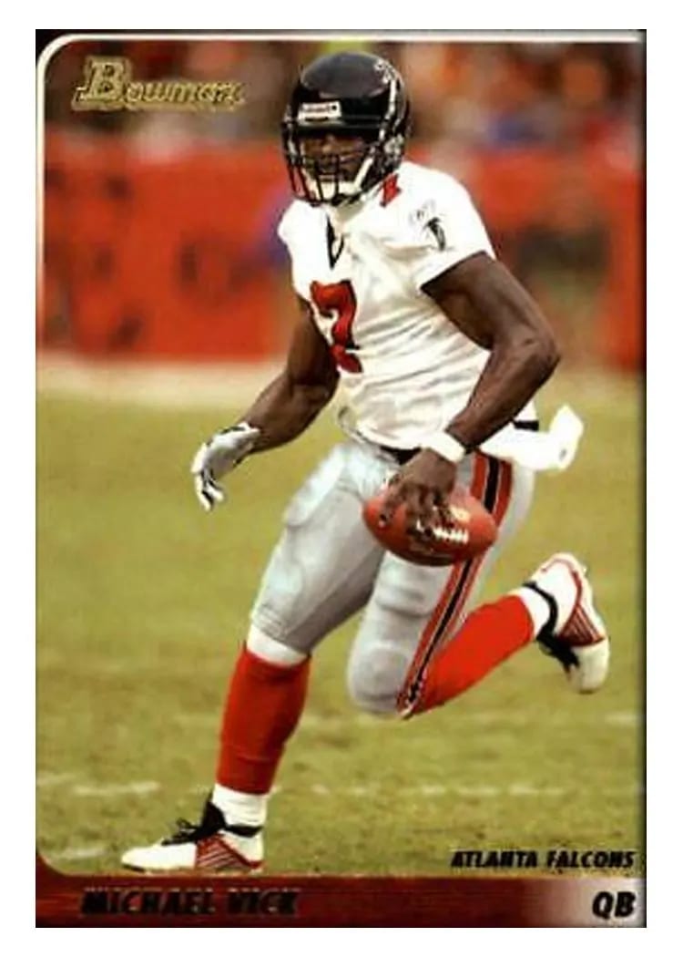 2003 Bowman Michael Vick #100 card
