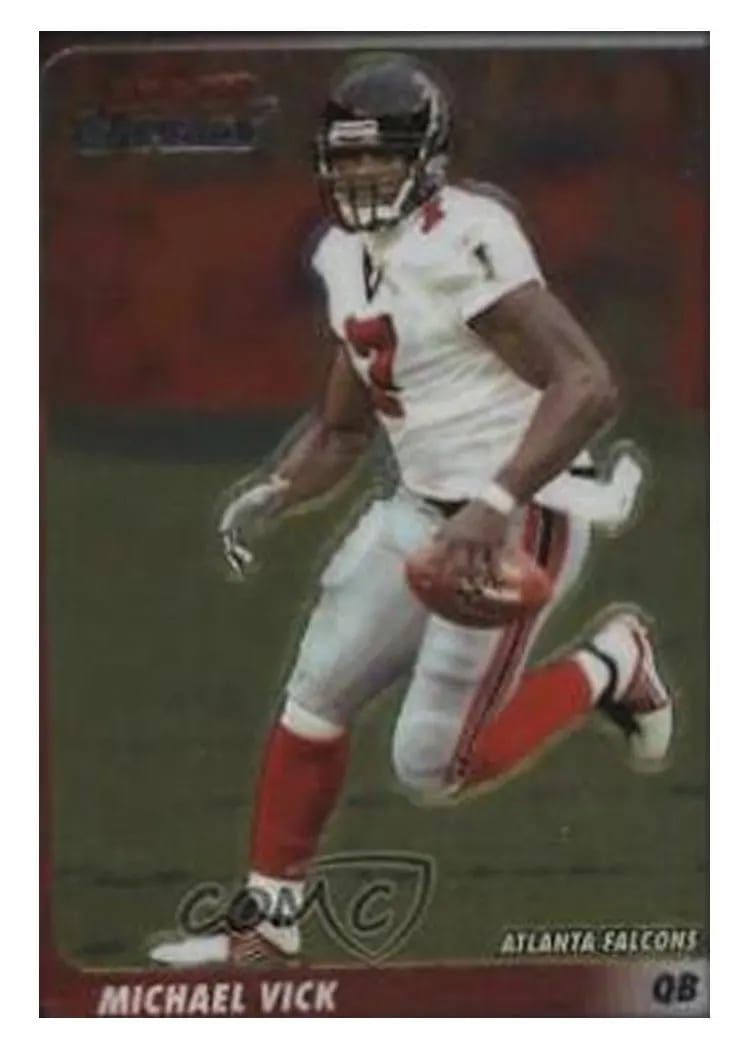 2003 Bowman Chrome Michael Vick #100 card