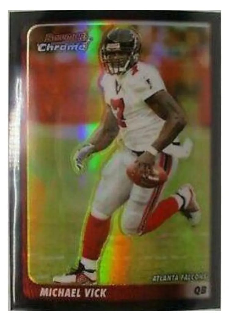 2003 Bowman Chrome Michael Vick #100 card