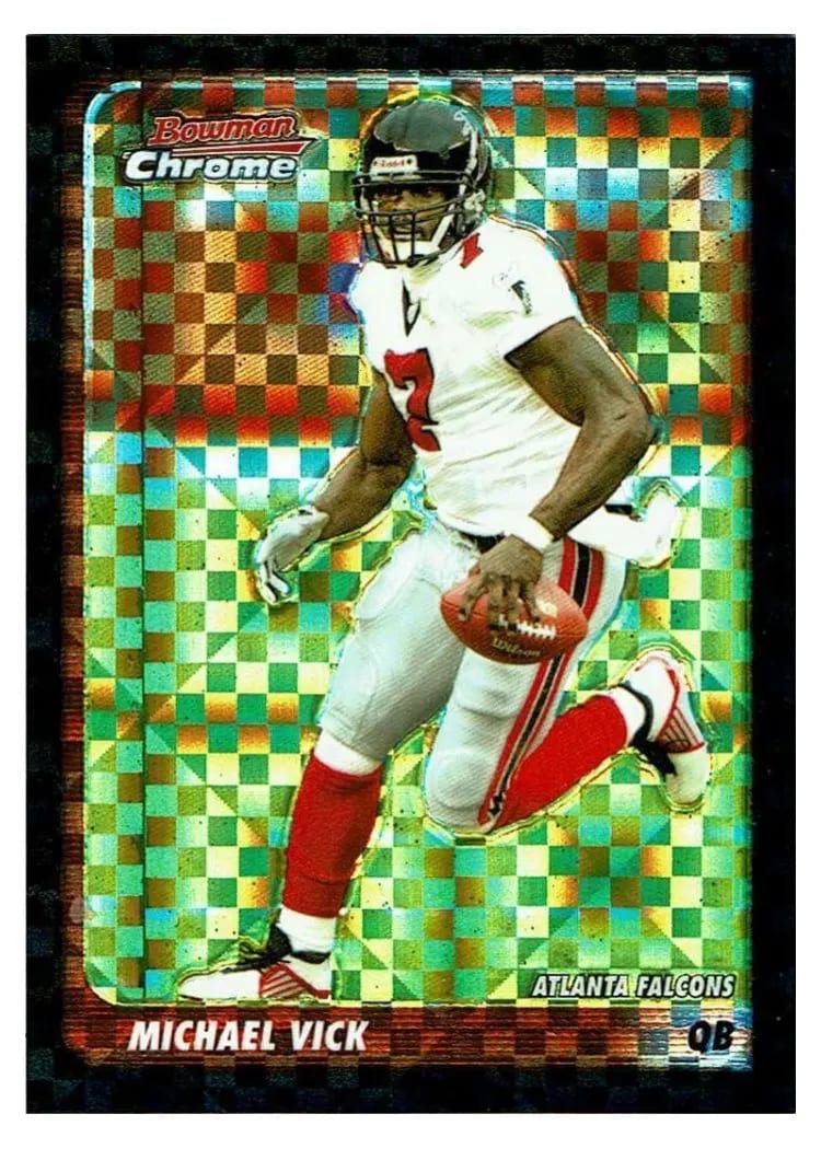 2003 Bowman Chrome Michael Vick #100 card