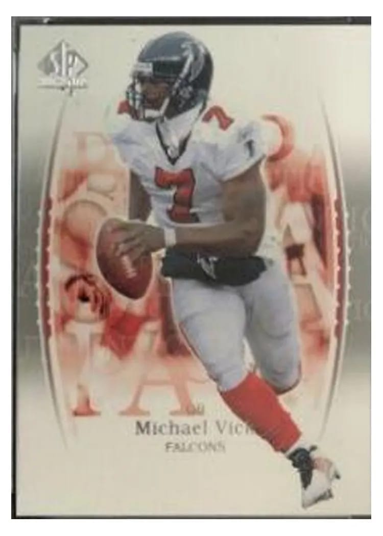 2003 SP Authentic Michael Vick #7 card