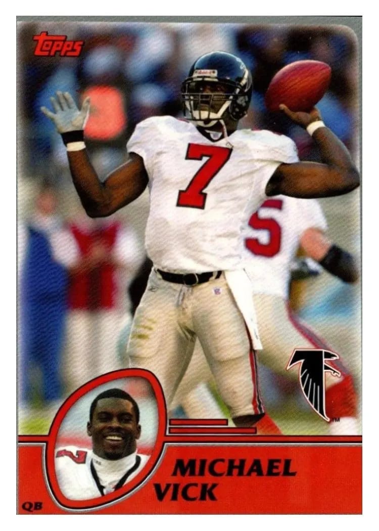 2003 Topps Michael Vick #1 card