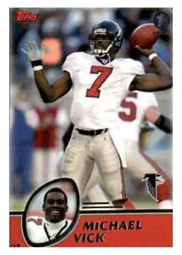 2003 Topps Michael Vick #1 card