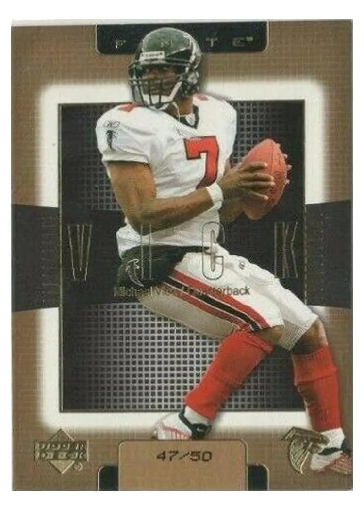 2003 Upper Deck Finite Michael Vick #7 card