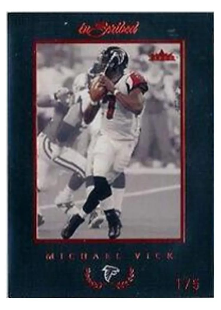 2004 Fleer Inscribed Michael Vick #25 card