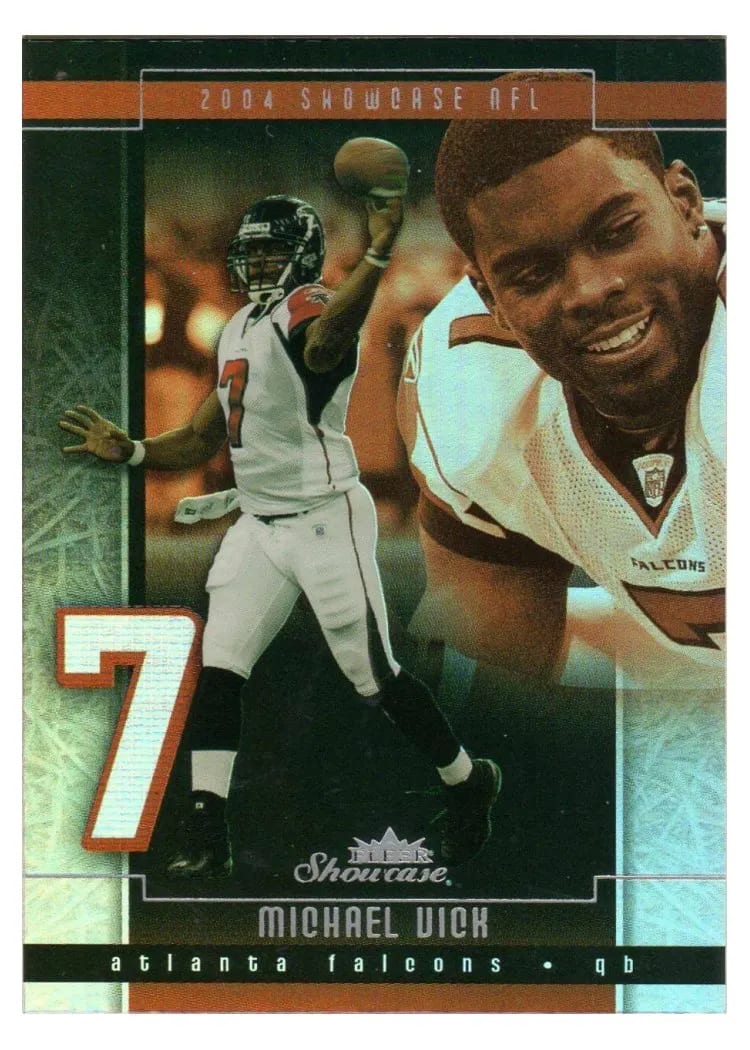 2004 Fleer Showcase Michael Vick #45 card