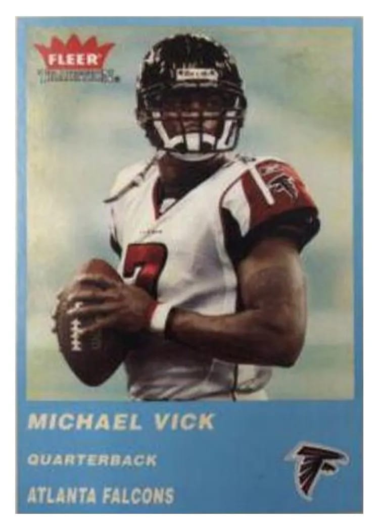 2004 Fleer Tradition Michael Vick #34 card
