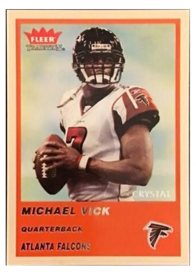 2004 Fleer Tradition Michael Vick #34 card