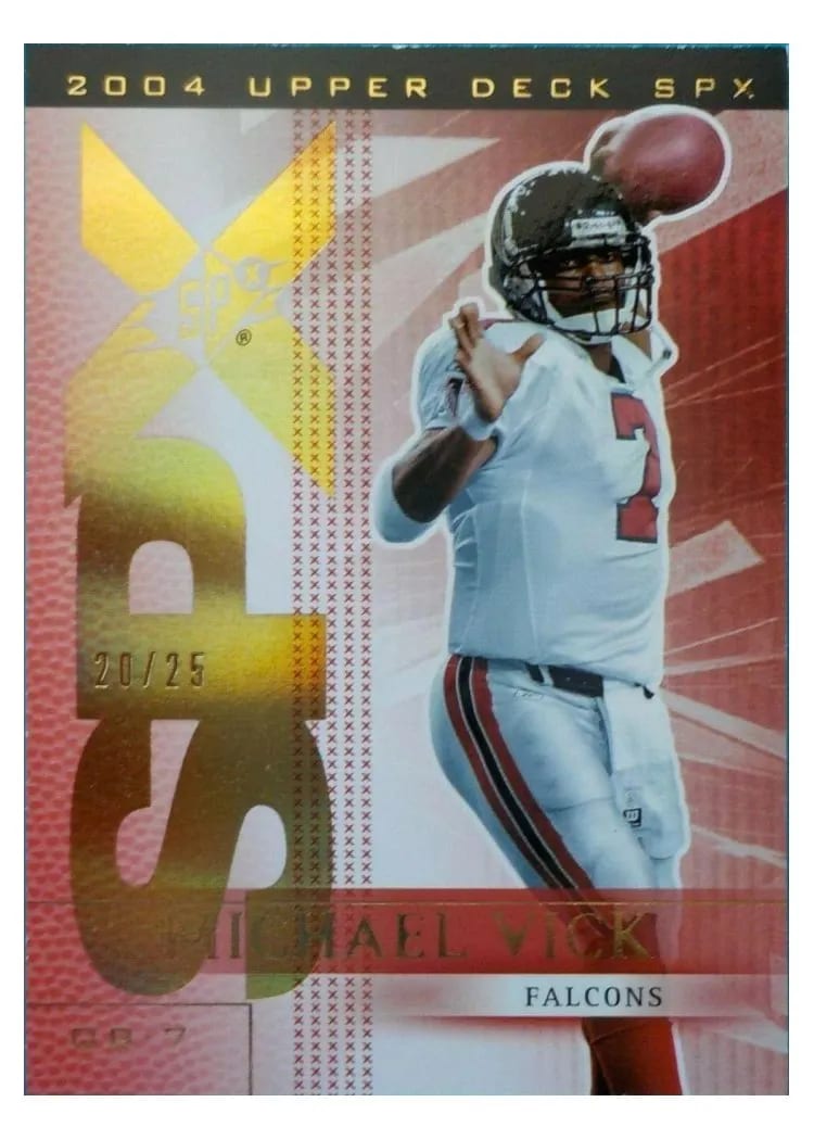 2004 Spx Michael Vick #5 card