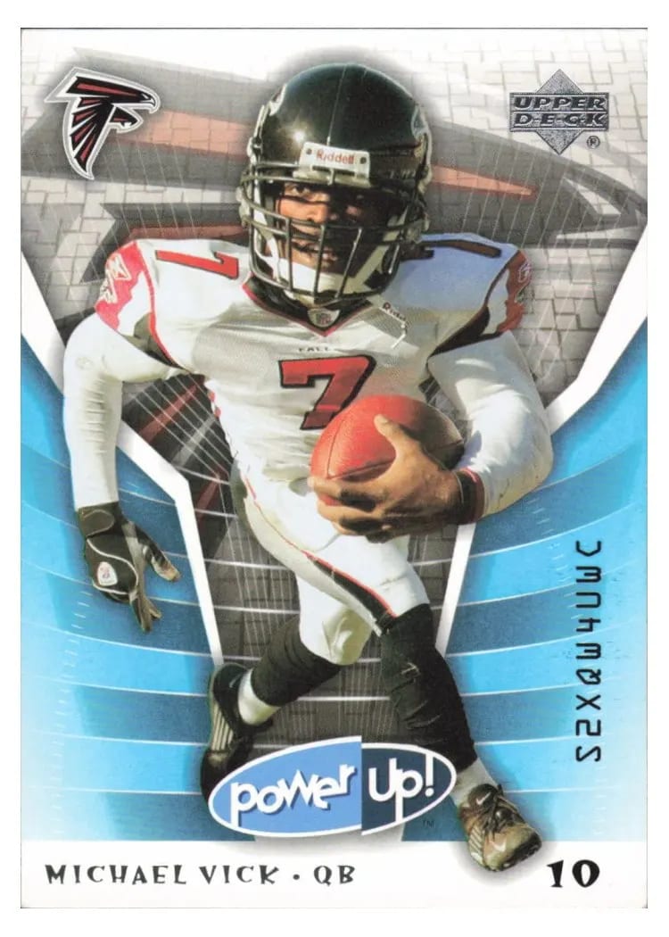 2004 Upper Deck Power Up Michael Vick #4 card