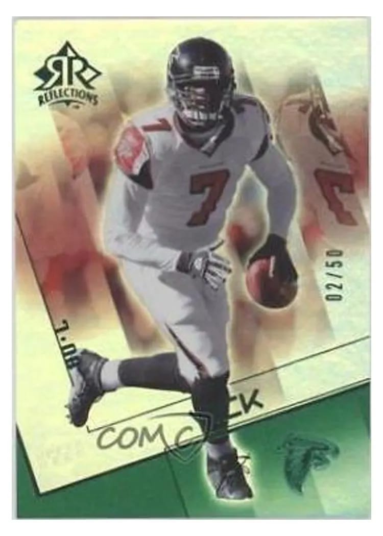 2004 Upper Deck Reflections Michael Vick #4 card