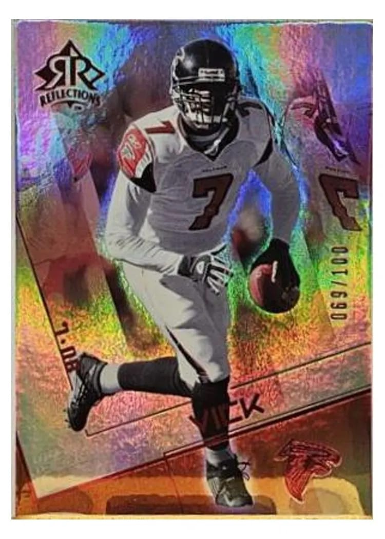 2004 Upper Deck Reflections Michael Vick #4 card