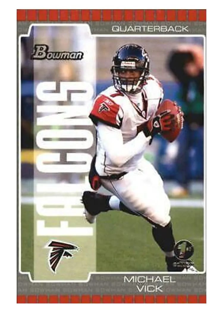 2005 Bowman Michael Vick #7 card