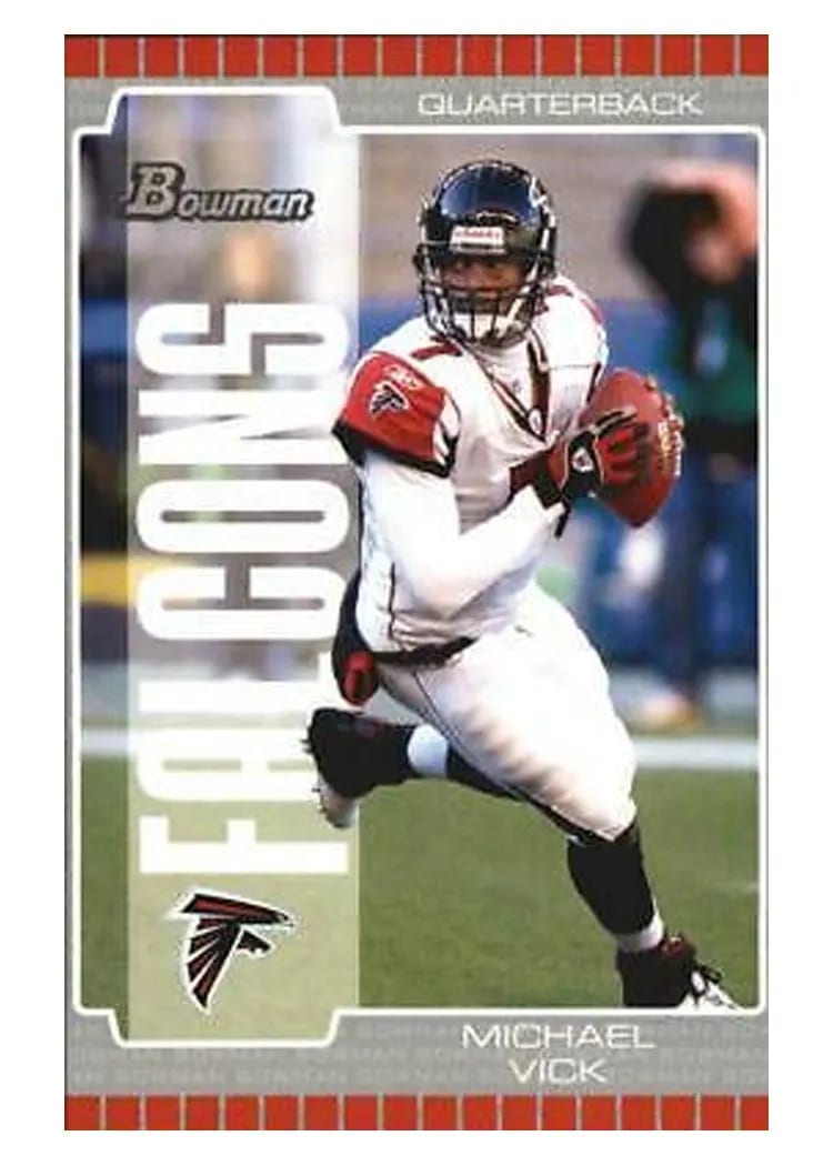 2005 Bowman Michael Vick #7 card