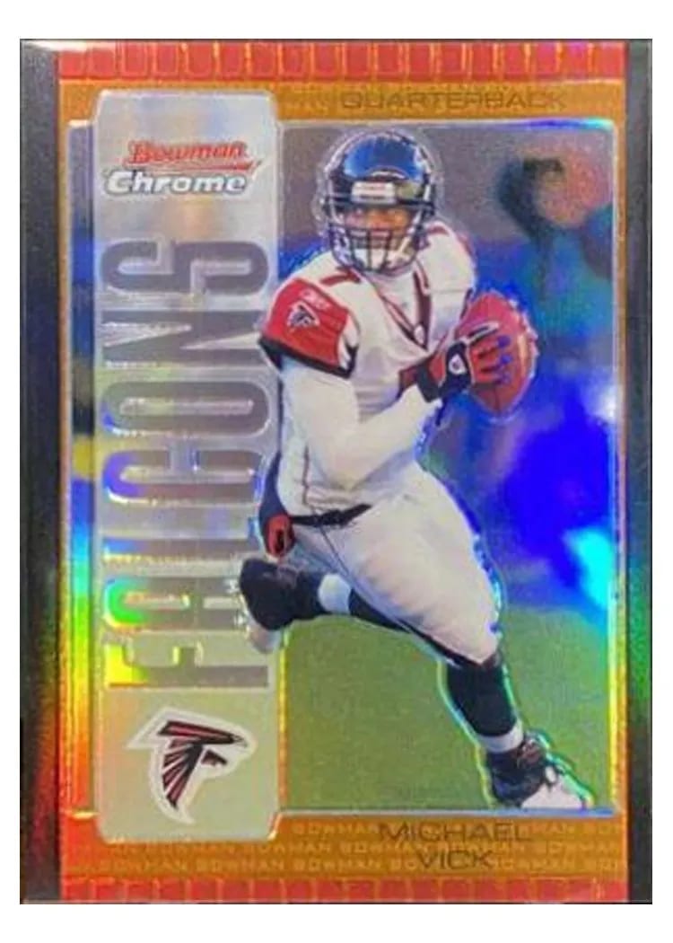 2005 Bowman Chrome Michael Vick #4 card