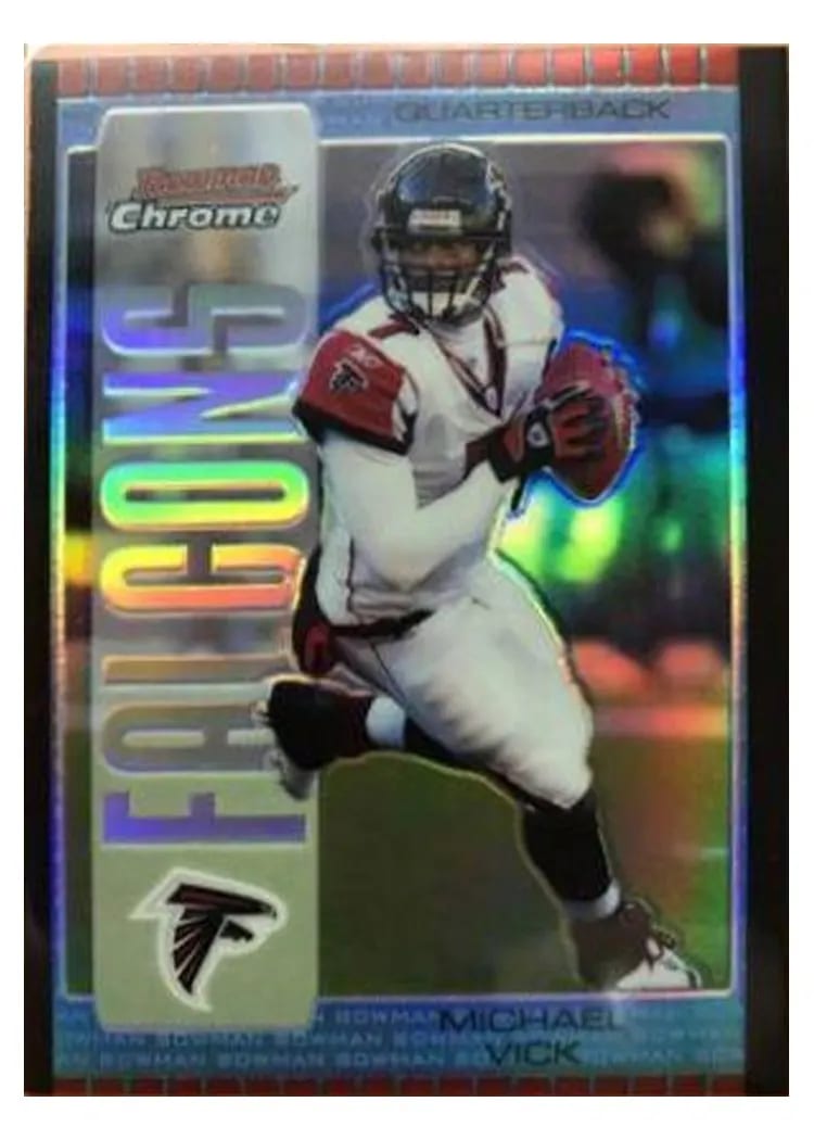 2005 Bowman Chrome Michael Vick #4 card