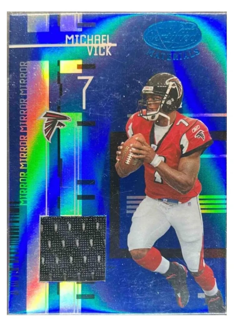 2005 Leaf Certified Materials Michael Vick #4 card