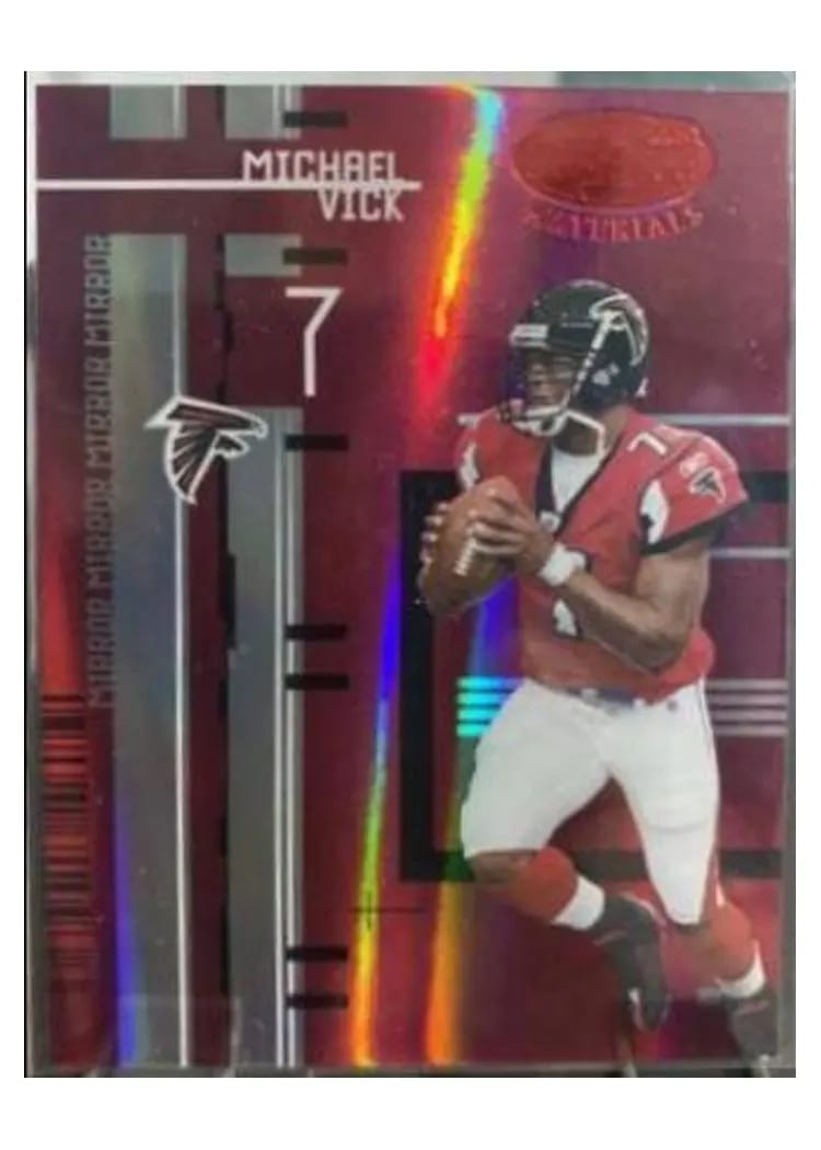 2005 Leaf Certified Materials Michael Vick #4 card