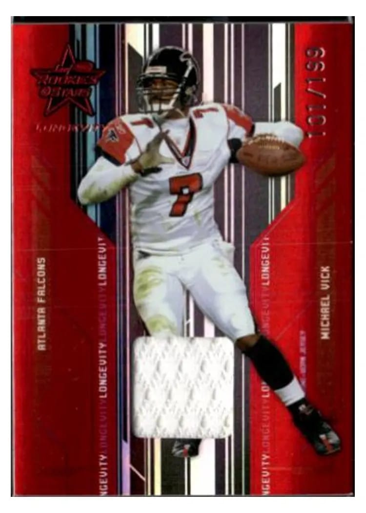 2005 Leaf Certified Materials Michael Vick #4 card