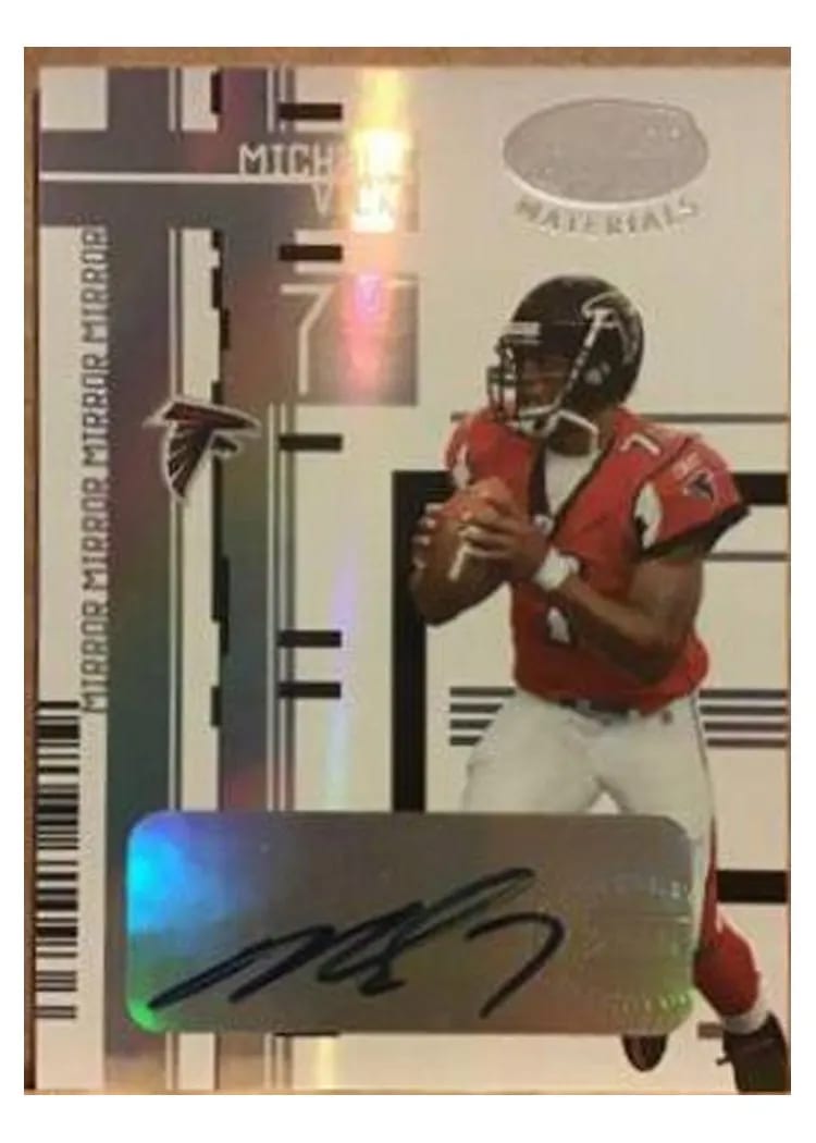2005 Leaf Certified Materials Michael Vick #4 card