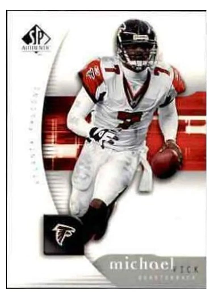 2005 SP Authentic Michael Vick #4 card