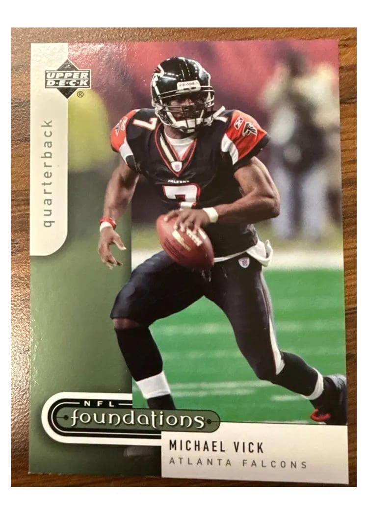 2005 Upper Deck Foundations Michael Vick #4 card